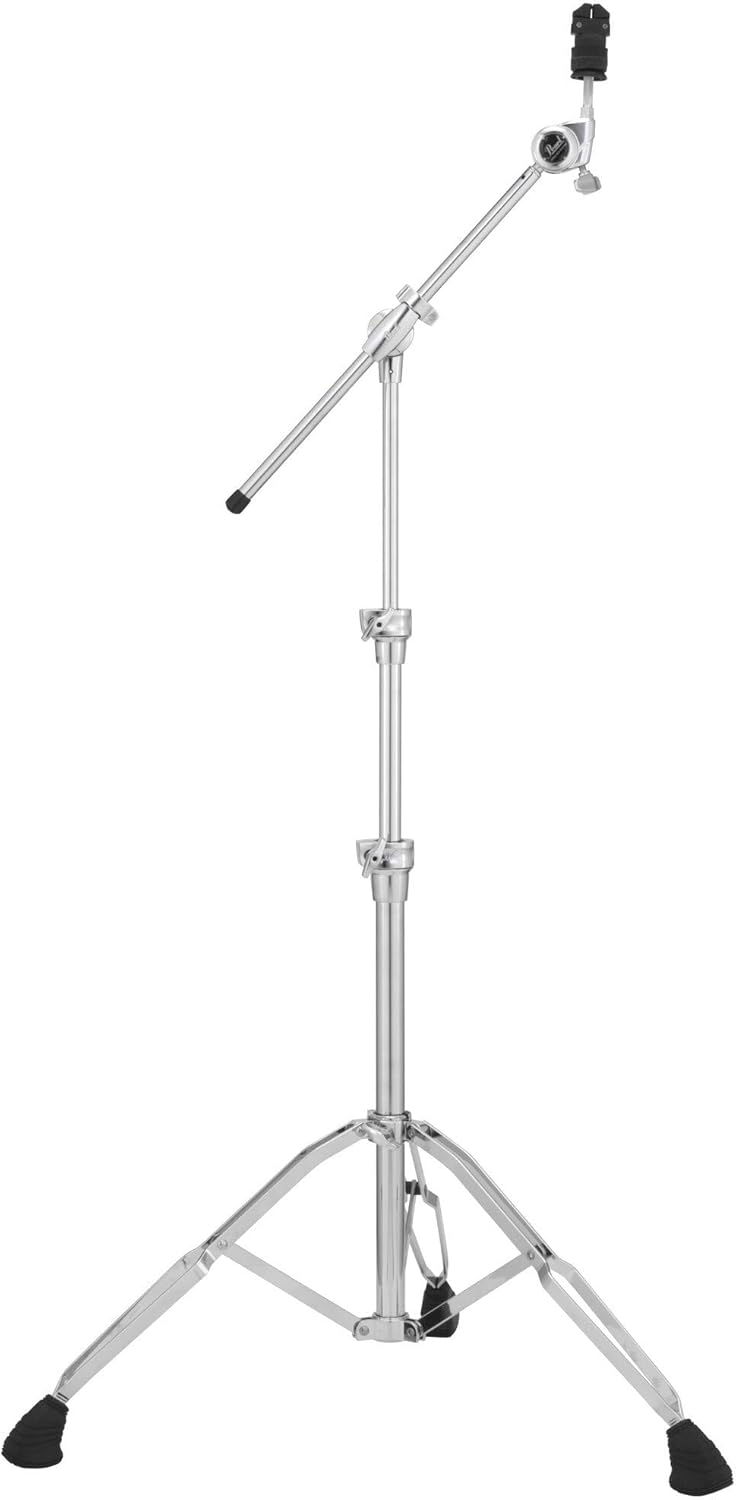 Pearl B1030 Pro Double-Braced Cymbal Boom Stand with Locking Boom Arm, GyroLock Gearless Cymbal Tilter, and WingLoc Quick-Release Cymbal Nut. Convertible from Boom Stand to Straight Cymbal Stand.