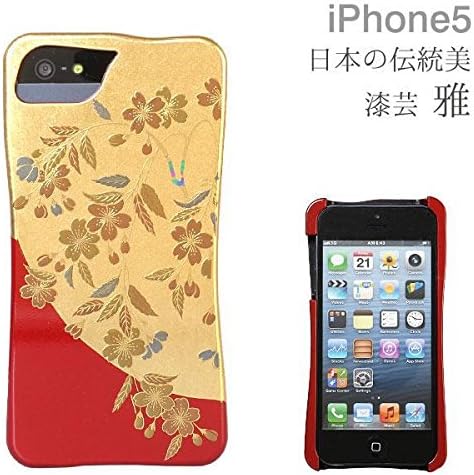 Japanese Lacquer Ya mountains painted Seinoo Kenji Makie (Sakura) case for iPhone5/5s (Japan import)