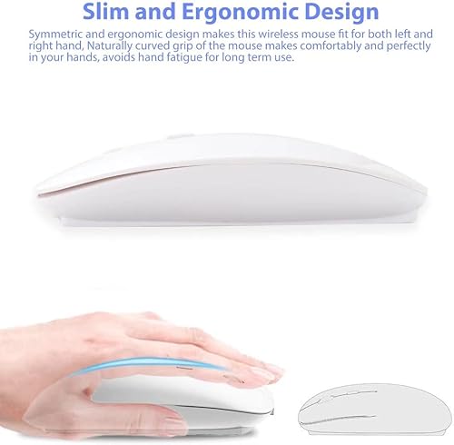 Miniatura 4 de Mouse inalámbrico Bluetooth Gamer Mouse recargable para computadora Mouse inalámbrico USB ergonómico Mause Silent Mouse