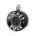 Old World Christmas Hockey Puck Glass Blown Ornament