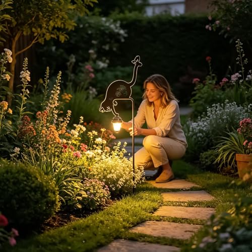 Lampe solaire de jardin chat : le cadeau idéal pour une pendaison de crémaillère - 2