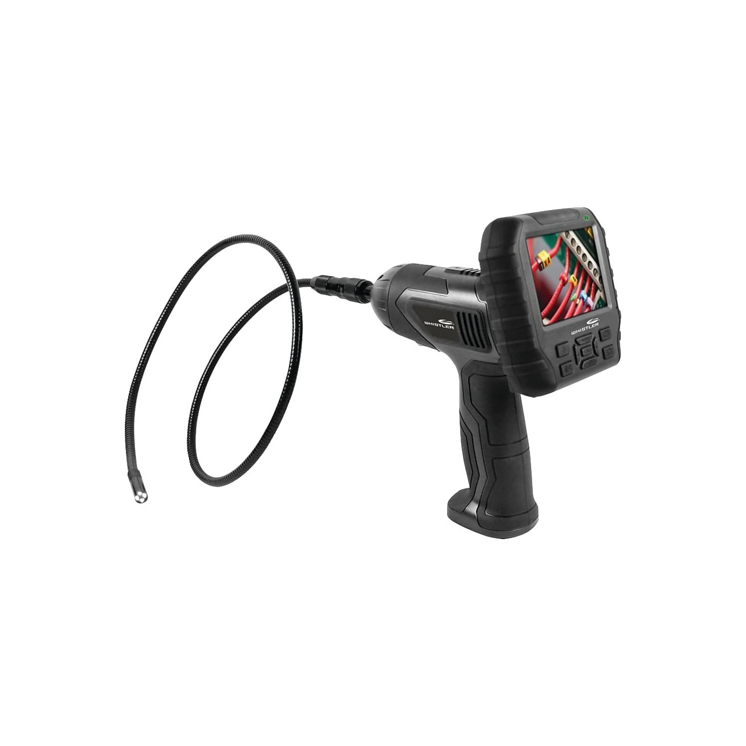 Whistler WIC-4750 Waterproof Borescope Inspection Snake Camera with LED Lighting, 3.5" LCD Monitor