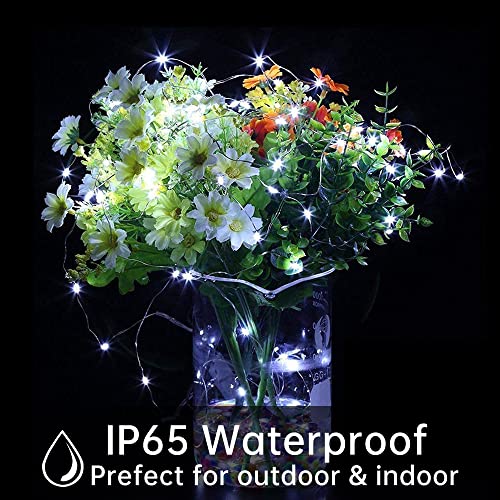 16 pack led fairy lights battery operated string lights 10 feet 30 led waterproof twinkle lights mason jar lights silver wire firefly lights for christmas party wedding patio… 4 16 pack led fairy lights battery operated string lights 10 feet 30 led waterproof twinkle lights mason jar lights silver wire firefly lights for christmas party wedding patio… - image 5