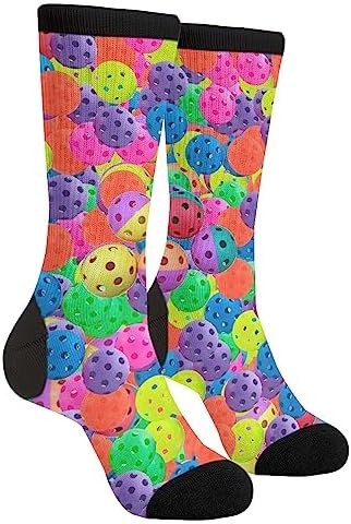 Pickleball Novelty Socks For Women & Men One Size