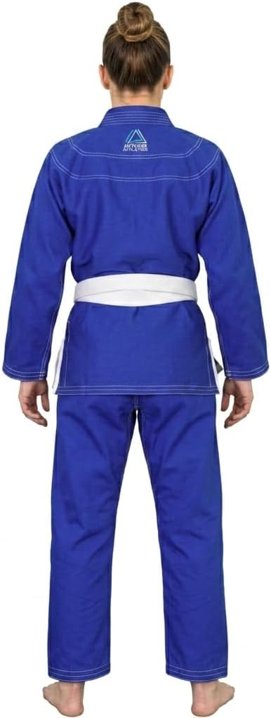 Antares BJJ Gi Women, Lightweight IBJJF Legal Jiu Jitsu Gi with Preshrunk Fabric & Free Belt for Training & Competition