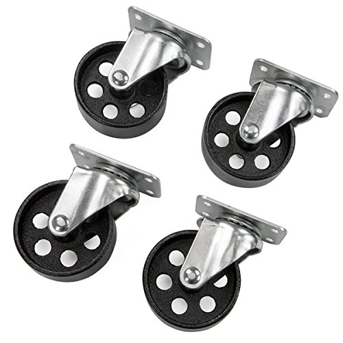 Stark Set Of 2-Pieces Moving Wheel Dolly Tire Skates Swivel Ball Bearing Auto Shop Jack Lift Move, Black #TOP5