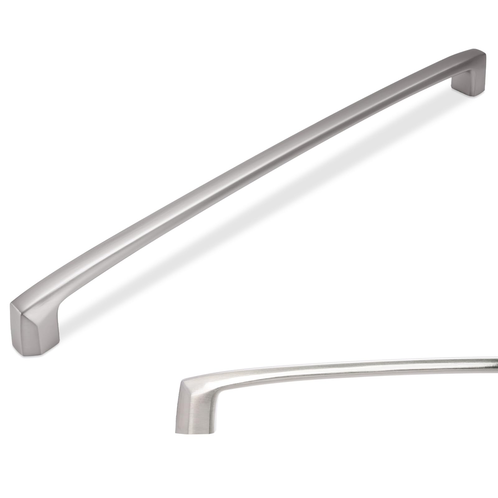 10 Pack 5 Inch Kitchen Cabinet Handles Brushed Satin Nickel Cabinet Pulls Silver Drawer Pulls Zinc Alloy Kitchen Hardware — Amazon image 7