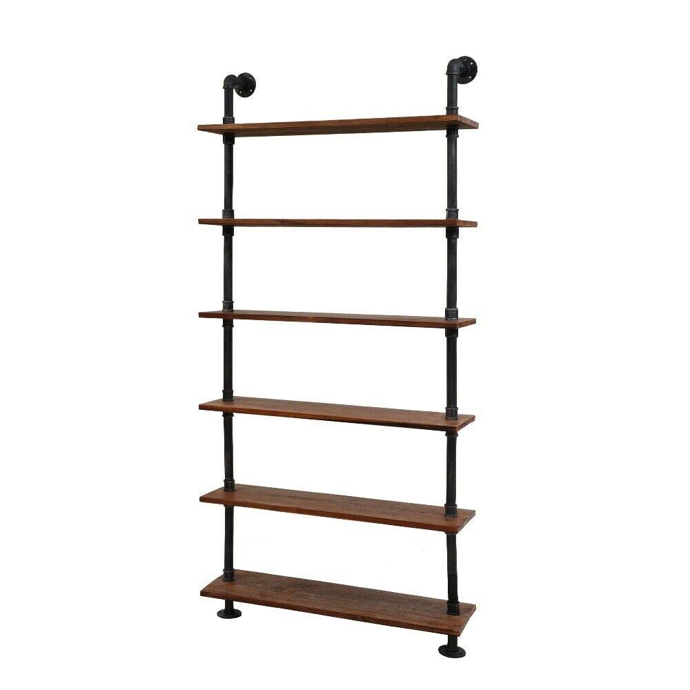 Buy Diwhy Industrial Pipe Shelves Rustic Modern 36" W Wood Ladder
