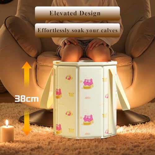 Cubeta Plegable para Remojar Pies, Bañera Portátil miniatura 4