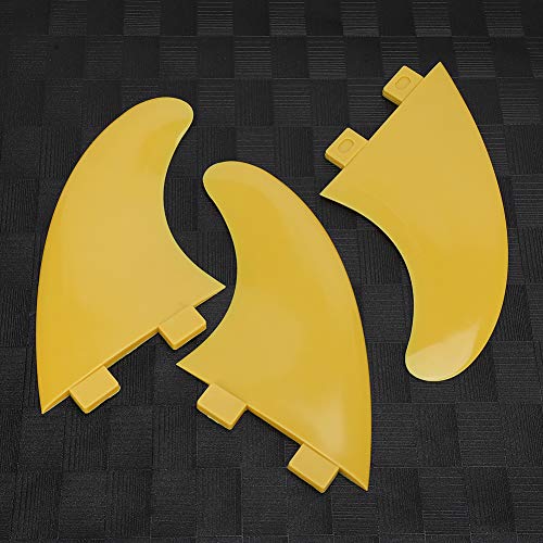 ZAWELIYO Soft Top Surfboard Fin Set of 3 Surfing Fin, G5 Surf Fin Set, Suitable for various surfboards, no matter the size of the fluctuation (G5)