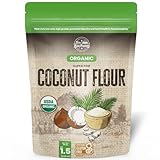 Ava Farms Organic Coconut Flour – 24 Oz. Gluten Free, Non-GMO, Vegan, Keto Friendly Flour for Baking, Cooking – High Fiber Low Carb Rich in Nutrients