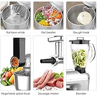 Homlee Robot Multifonctions 1800W Robot Pâtissier, Blender ...