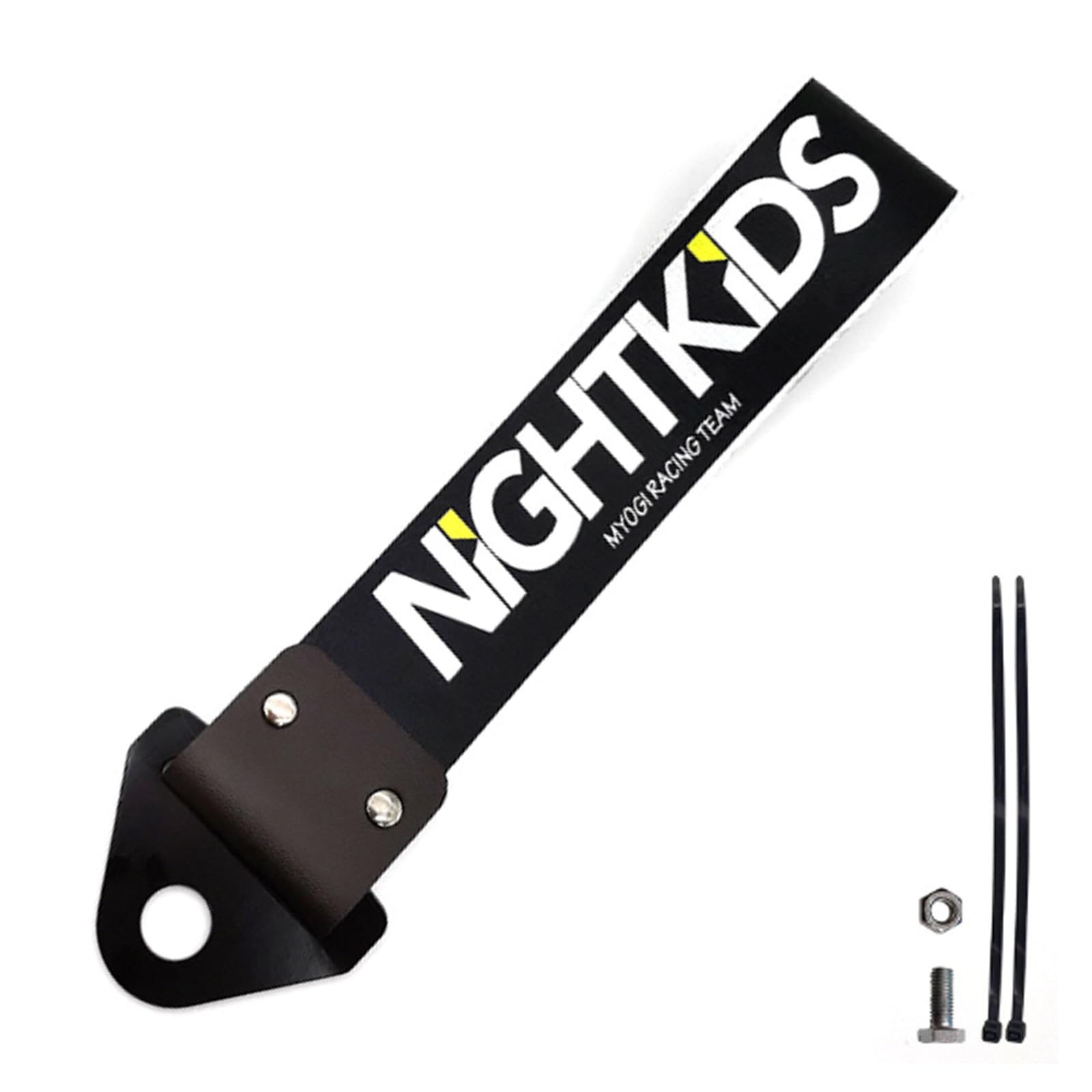 Initial D Tow Strap Fujiwara tofu Store AE86 Midnight JDM Sports Sports Racing Trailer Belt Personalized Traction Rope Hook for Front or Rear Bumper-G Type