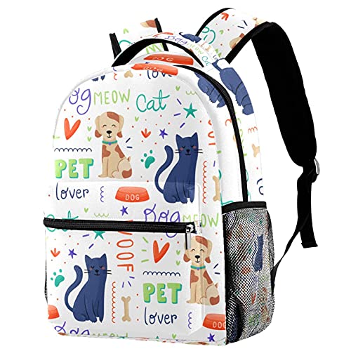 Sac à dos voyage animaux avec porte-bouteille coloré pour chats et chiens