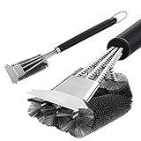 LONGLIV Cepillo Limpiador de Parrilla ，360° Cepillo y Raspador de Parrilla de Alta Calidad, Cepillo Limpiador de...