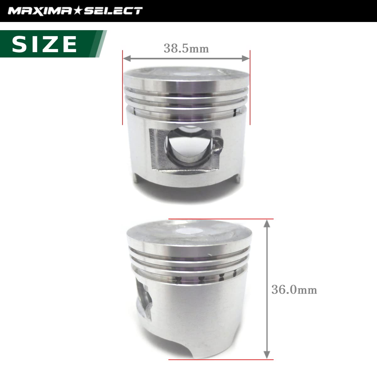 Amazon | MAXIMASELECT ピストンキット ノーマルサイズ STD スーパー