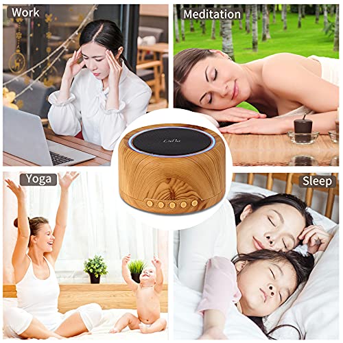51BUhZC5YXL White Noise Machine Baby Sleep Sound Machine with Breathing Light for Adult Baby Kids 30 Soothing Natural Sounds 35… - Image 8