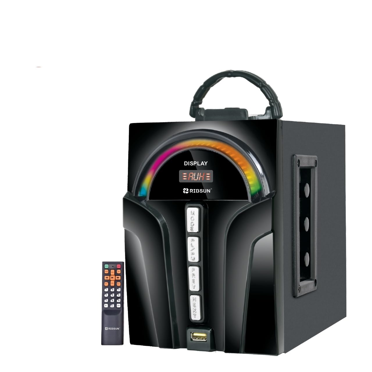 Nano Pro-Multimedia Speaker, Bluetooth Wooden Home Theater 30W Output Supports Pendrive/Aux/Smart TV/Remote, Bluetooth Speakers for Home