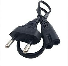 Pick Ur Needs Power Supply Cord Charging Data Cable 1.5m 2 Pin Plug Compatible with Laptop Adapter, Printer,Emergency Light,Rechargeable,Torch.