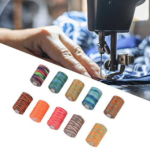 Hilos para bordar máquina 10 piezas poliéster 19 in miniatura 7