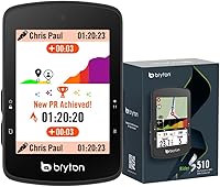 Vista 1 de Bryton Rider S510 - Pantalla táctil LCD a color de 2.8 pulgadas con GPS para bicicleta/ciclismo, mapa fuera de línea, compatible con radar