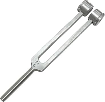Medical-Grade Tuning Fork Instrument with Fixed Weights Aluminum Alloy C 64