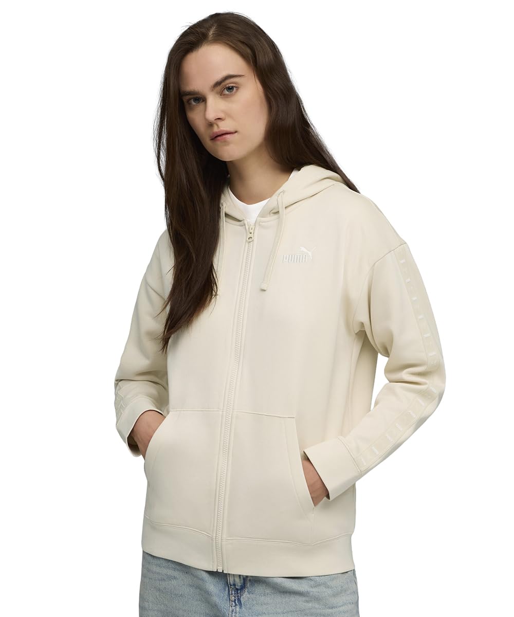 PUMA ACTIVE SPORTS Graphic Full-Zip Hoodie TR B Cool Blue
