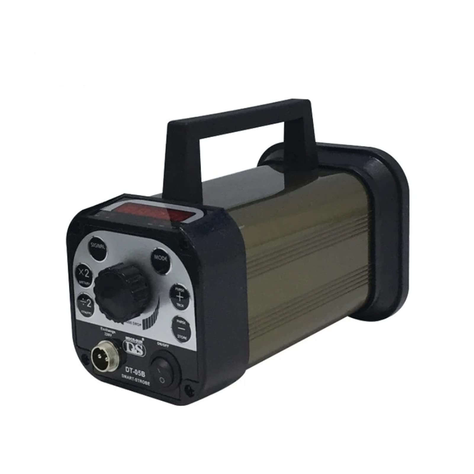 Tacómetro estroboscópico Estroboscopio de mano DT-05B Tacómetro recargable Esterroboscopio digital con batería Analizador de velocidad de rotación sin contacto for la impresión de engranajes giro Ampl