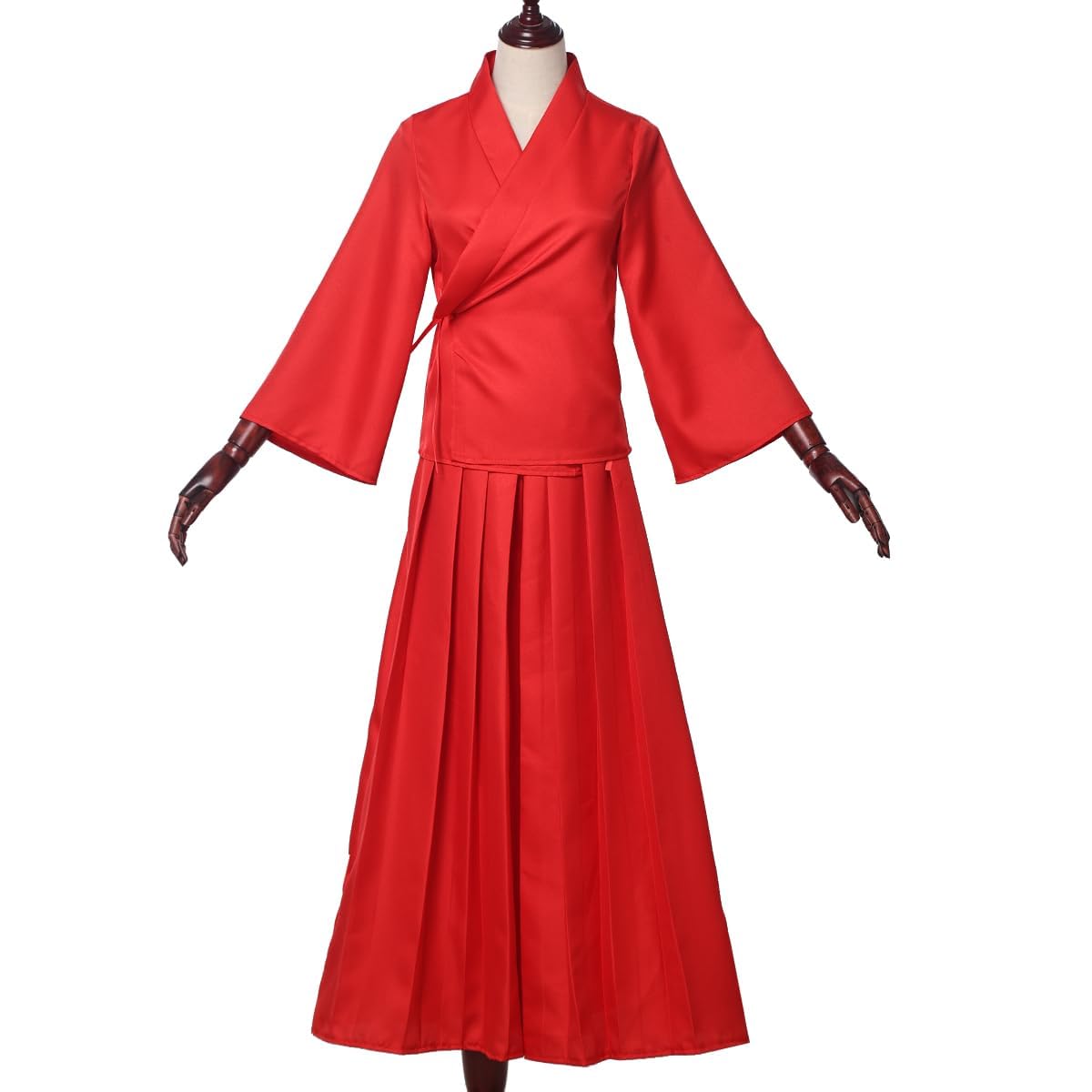 COSDREAMER Conjunto de kimono para mujer Geisha japonés Yukata con volantes y pantalones