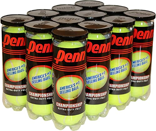 Head Penn Champ Xd Tennis Balls, 12 Cans (3 Balls Per Can)