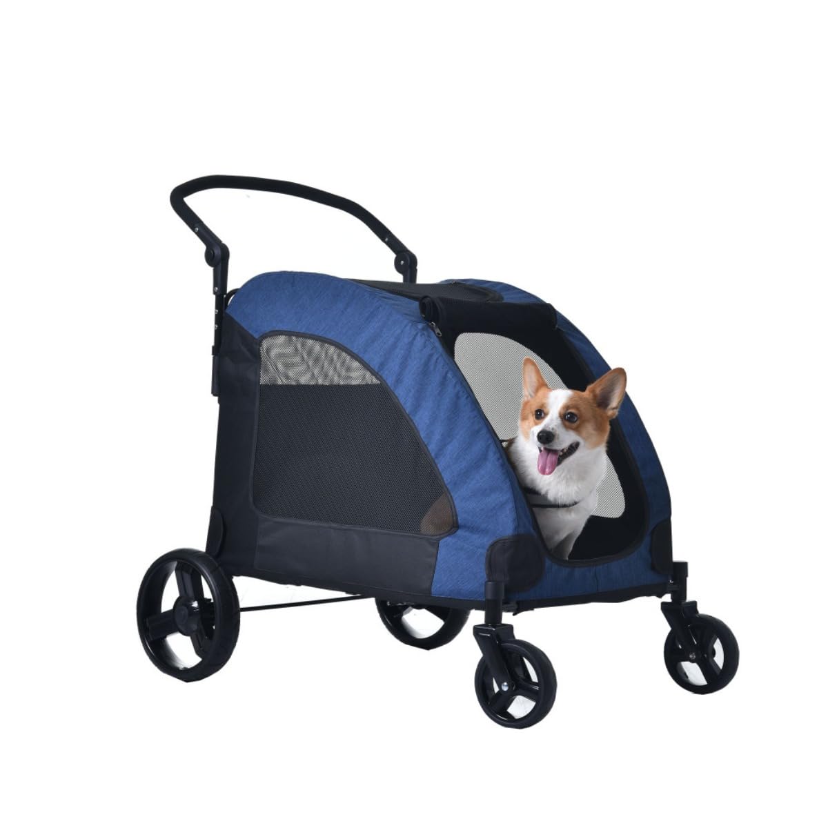 Amazon.co.jp: ペットカート 耐荷重50㎏ 折りたたみ 多頭 中型犬 小型 
