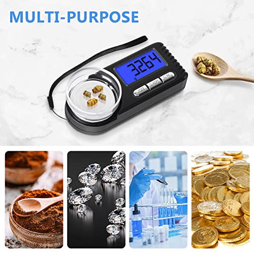 Thinkscale Milligram Scale, 50G X 0.001G High Precision Portable Jewelry Scale With Lcd Display, Tare, 6 Units Mini Mg Scale, Micro Gram Scale For Powder Medicine, Gold, Gem, Reloading #TOP6