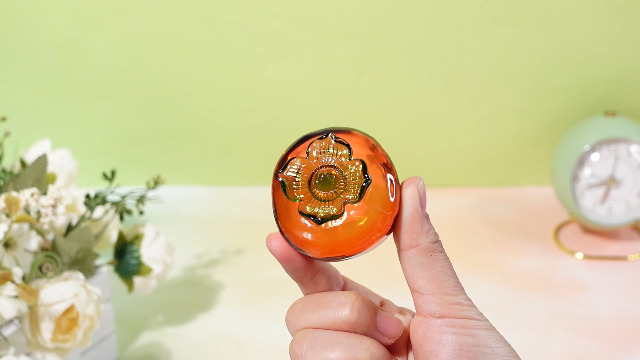 RONG KRISTO Crystal Cherry Decor - Handcrafted Glass Fruit Figurine For Kitchen & Living Room, Red