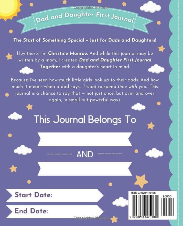 Dad and Daughter First Journal Together: Activities for Young Girls and Fathers to Bond and Connect - Image 2