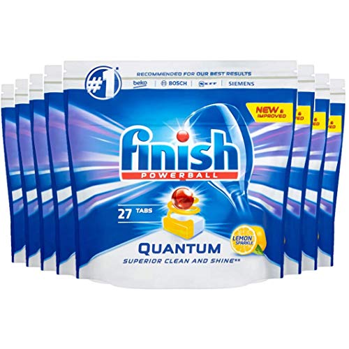 Finish Quantum Max Dishwasher Tablets, Limone