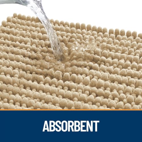 Image of OLANLY Dog Door Mat for Muddy Paws 48x30, Ultra-Absorbent Chenille Mud Mat