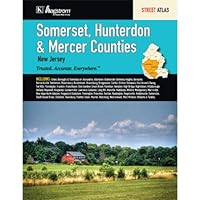 Somerset, Hunterdon & Mercer Counties, NJ Street Atlas 0762583894 Book Cover