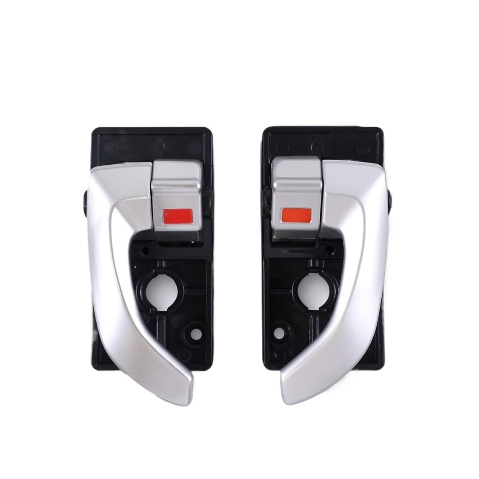 Jkswzma Car Inner Handle for Hyundai for Tucson 2005 2006 2007 2008 2009 Front Rear Door Inner Handle(Silver Gray 1pair)