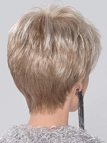 Coco Wig Petite Avg Cap Color Chocolate Mix - Ellen Wille Wigs 3.5" Short Pixie Cut Synthetic Lace Front Monofilament Crowne Piece Out Bangs Peluca Smaller Heads Bundle MaxWigs Hairloss Booklet