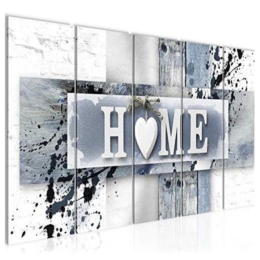 Runa Art Cuadro Home Corazón Impresión de arte Cuadro in Lienzo no Tejido Sala Dormitorio 504556c