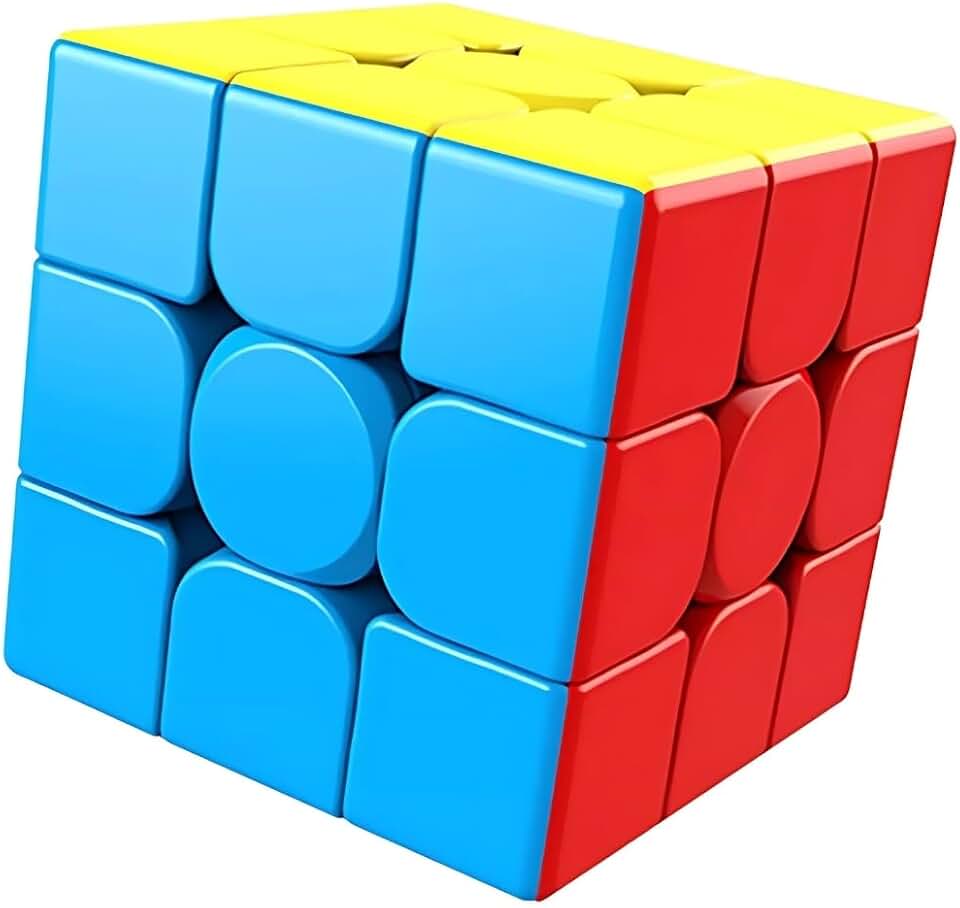 Cubo Mágico Profissional 3x3x3 Alta Velocidade. Giro Suave e Preciso. Ideal para Competição, Treino Cerebral, Raciocínio Lógico e Alívio do Estresse. Perfeito para Todas as Idades