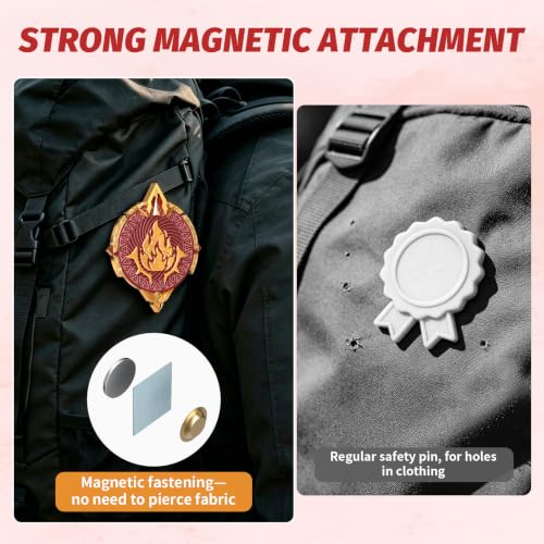 Byhoo Magnetic Metal RPG Badge, Opposites Collection: Purgatory Emblem - image 5
