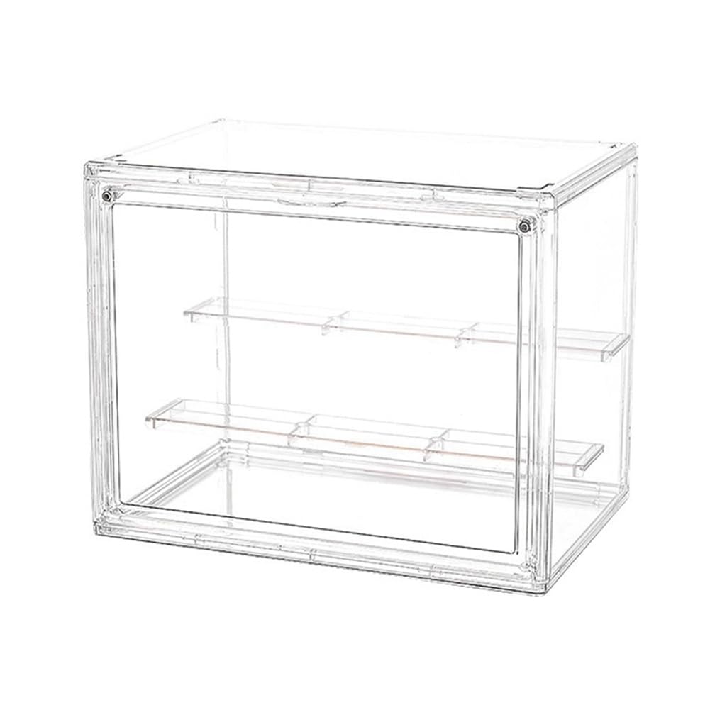 CTRLZS 1-PCS Acrylic Three-Layer Display Rack, Dustproof Ladder-Style Storage for Anime Models, Blind Boxes, Jewelry