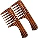 Giorgio G59 Large Coarse Hair Detangling Comb, Wide Teeth for Long Thick Curly Wavy Hair. Hair Detangler Comb For Wet and Dry. Handmade Rake Comb Saw-Cut from Cellulose Hand Polished Tortoise Shell