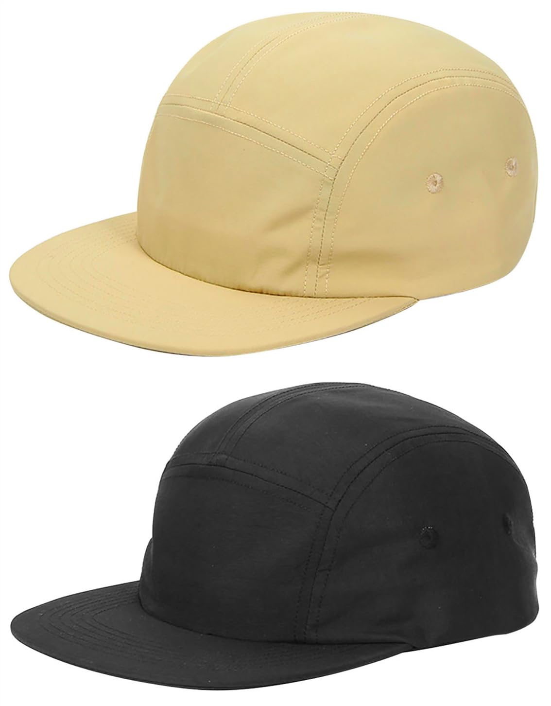 COOLSOME 5 Panels Hat Basic Daily Wear Breathable Quick Dry Cap