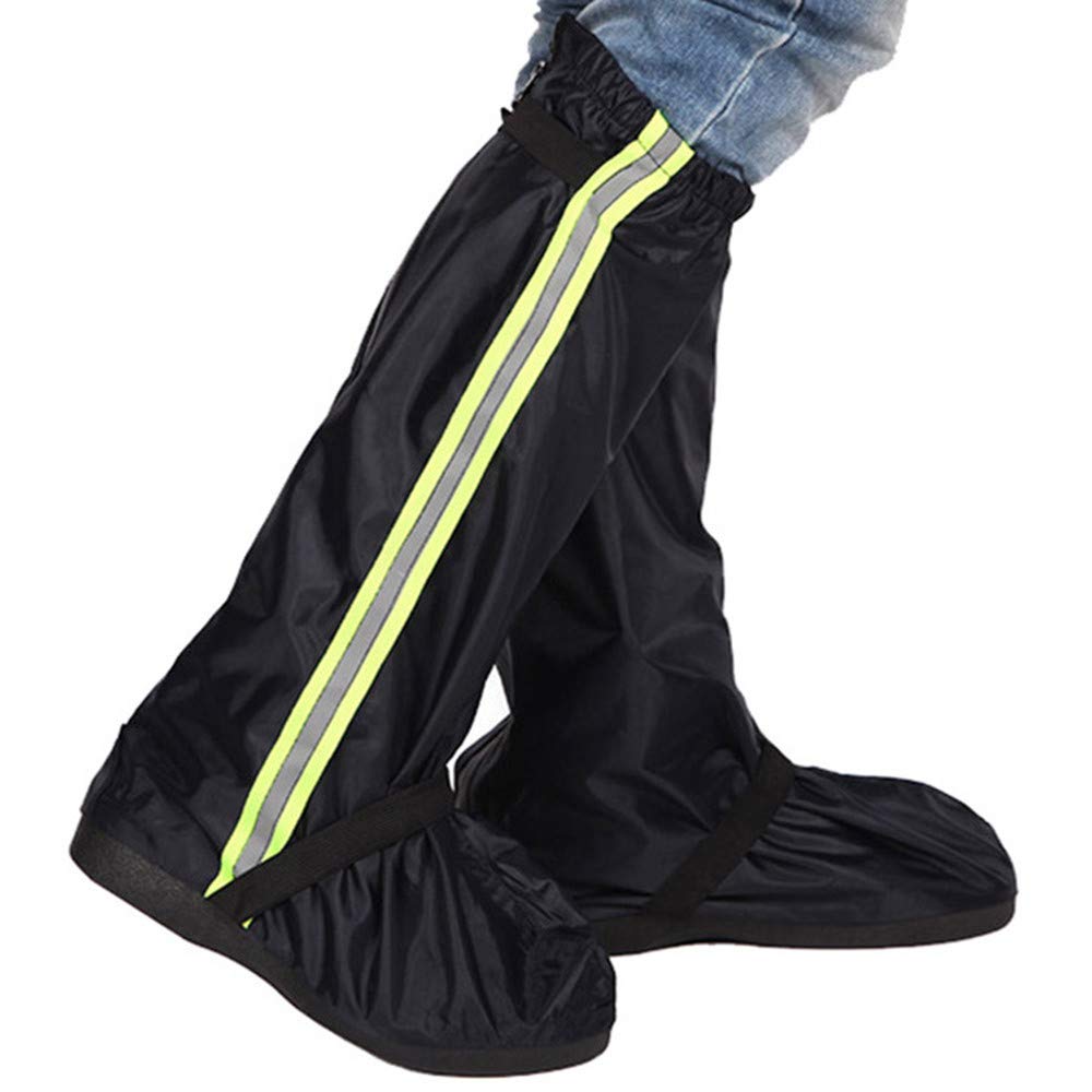 Urządzenia wyjściowe wodoodporne odblaskowe pokrowce na buty do jazdy na rowerze, wiatroszczelne zapięcie rowerowe kalosze przeciwdeszczowe śniegowe ochraniacze na stopy MTB rower buty rowerowe osłona dla mężczyzn i kobiet osłona na buty rowerowe, rainwe