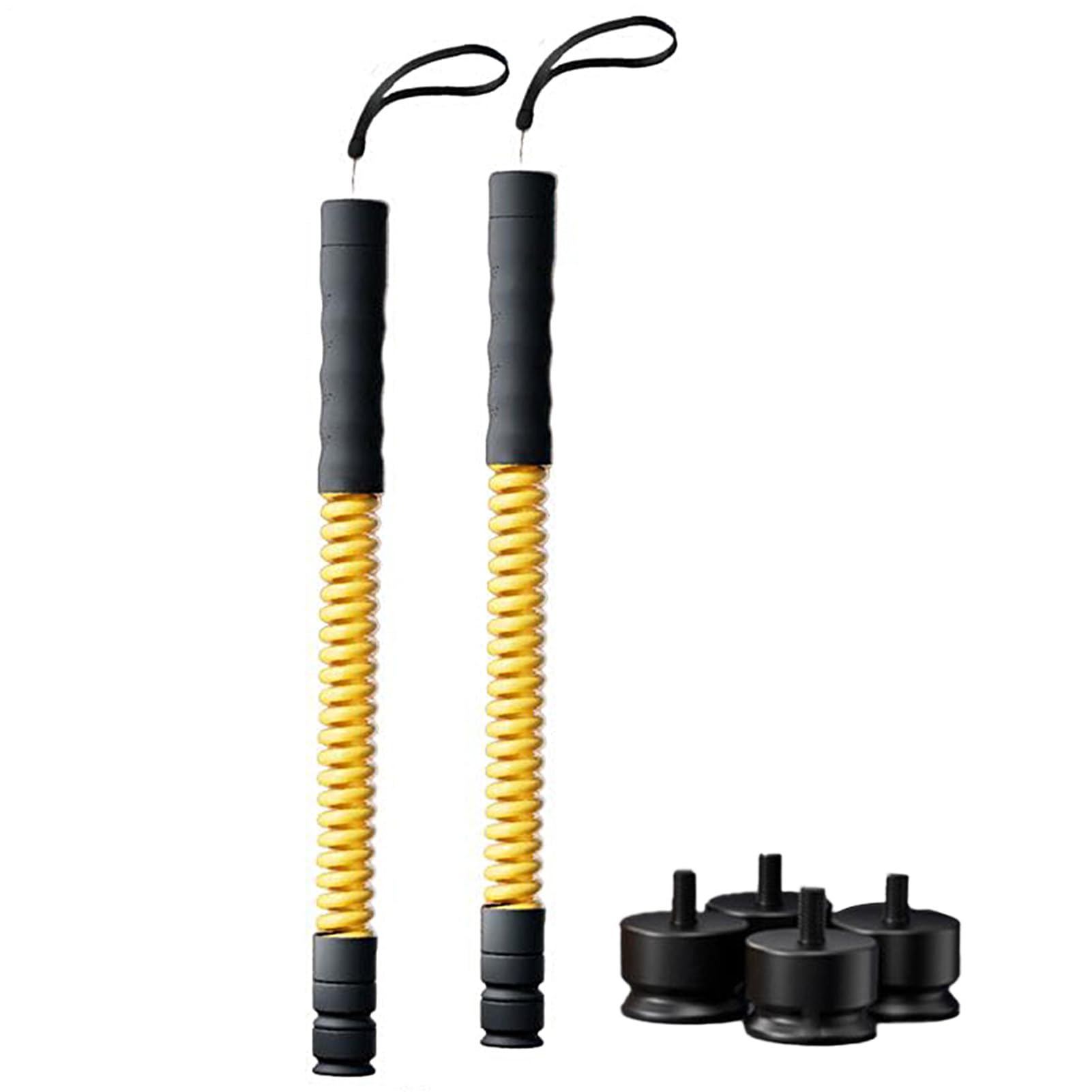 Cuerdas De Batalla para Gimnasio En Casa | Equipo de Resistencia Portátil y Ajustable | Juego de 2 Cuerdas de Ejercicio con Peso y Resistencia Ajustable Sin Cable | para Boxeo Fitness