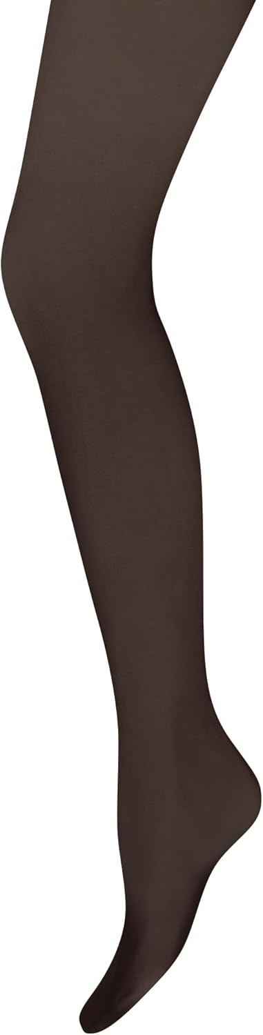 Wolford Individual 10 Control Top Tights For Women Sheer Support Pantyhose Waist Sculpting Cotton Gusset Soft Waistband - Image 5