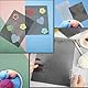 4 Stück Plastic Canvas Sheets, Kreuzstich Kunststoffgitter, Geschnitten Weich Fursuit Auge Mesh, Kunststoffgewebe Leinwandblätter, Kunststoff Needlepoint Leinwand für Handarbeiten DIY, Stricken