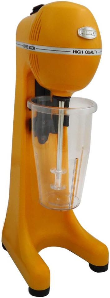 Johny Frappe Maker - 400 Watt 2 Speed Commercial Drink Mixer – Electric Milk Shake Maker/AK/2-2T-ECO-E.U (Yellow)